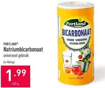 ALDI Natriumbicarbonaat 400g aanbieding