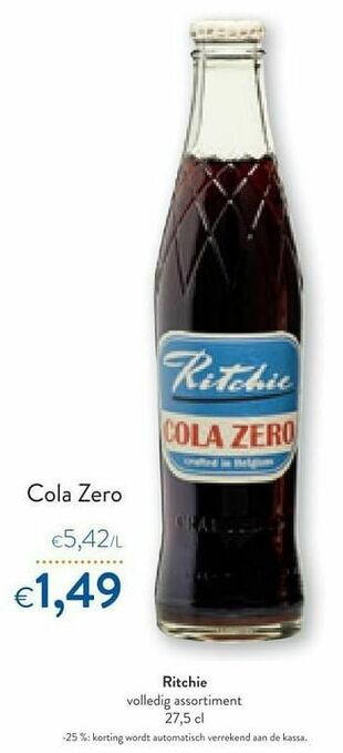 OKay Ritchie cola zero aanbieding