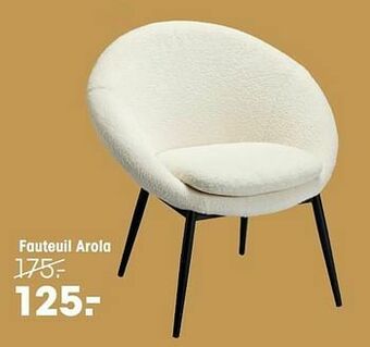 Kwantum Fauteuil arola aanbieding