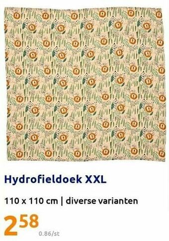 Action Hydrofieldoek xxl aanbieding