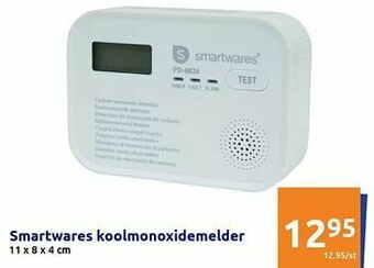 Action Smartwares koolmonoxidemelder aanbieding