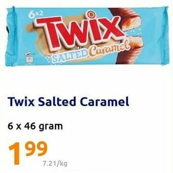Action Twix salted caramel aanbieding