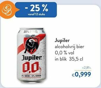 Jupiler alcoholvrij bier