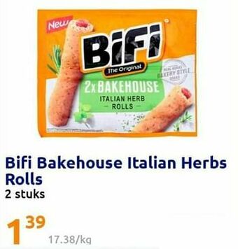 Action Bifi bakehouse italian herbs rolls aanbieding