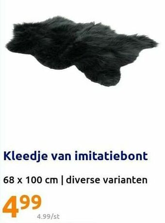 Action Kleedje van imitatiebont aanbieding