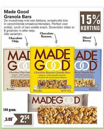 Made Good Granola Bars