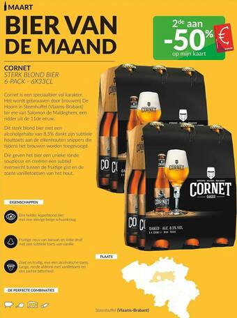 Intermarché Cornet Sterk Blond Bier aanbieding