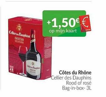 Intermarché Côtes Du Rhône Cellier Des Dauphins aanbieding