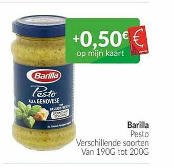 Intermarché Barilla Pesto aanbieding