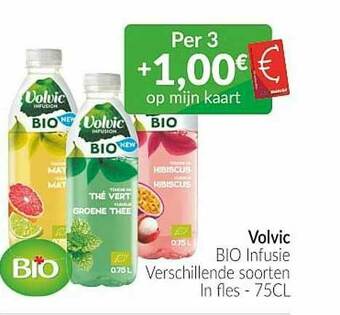 Intermarché Volvic Bio Infusie aanbieding