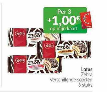Intermarché Lotus Zebra aanbieding