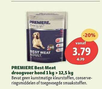 Maxi Zoo Premiere Best Meat Droogvoer Hond aanbieding