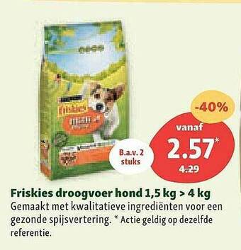 Maxi Zoo Friskies Droogvoer Hond aanbieding