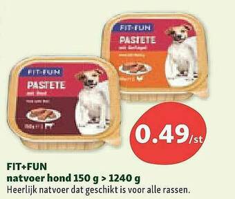 Maxi Zoo Fit Fun Natvoer Hond aanbieding