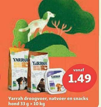 Maxi Zoo Yarrah Droogvoer, Natvoer En Snacks Hond aanbieding
