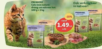Maxi Zoo Premiere Cats Love Nature Droog En Natvoer Kat aanbieding