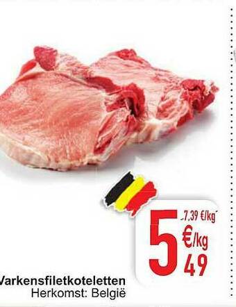 Cora Varkensfiletkoteletten aanbieding