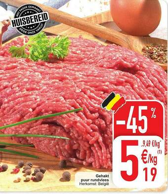 Cora Gehakt Puur Rundvlees aanbieding