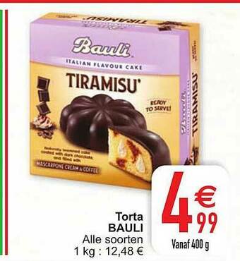 Cora Torta Bauli aanbieding