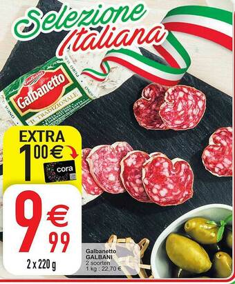 Cora Galbanetto Galbani aanbieding