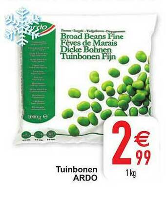 Cora Tuinbonen Ardo aanbieding