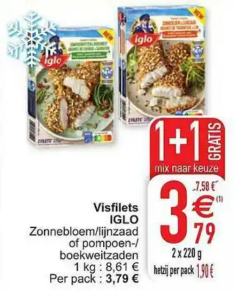 Cora Visfilets Iglo aanbieding