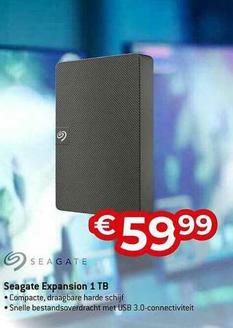 Exellent Seagate Expansion 1 Tb aanbieding