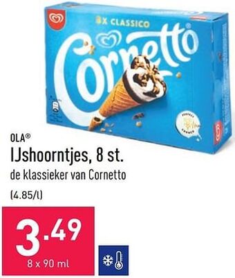 ALDI Ijshoorntjes aanbieding