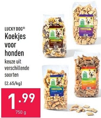 ALDI Koekjes voor honden aanbieding