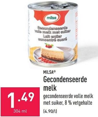 Gecondenseerde melk