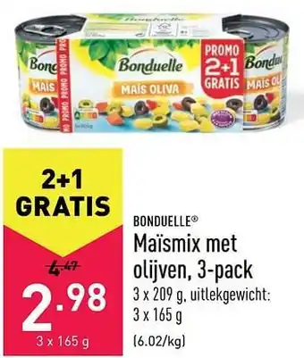 Maïsmix met olijven