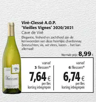 Colruyt Viré Clessé Aop Vieilles Vignes aanbieding