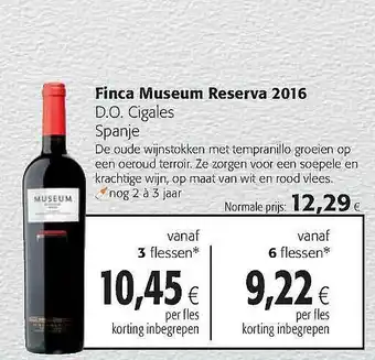 Colruyt Finca Museum Reserva 2016 D.o. Cigales Spanje aanbieding