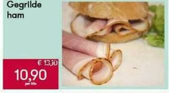 Peltri Gegrilde Ham aanbieding
