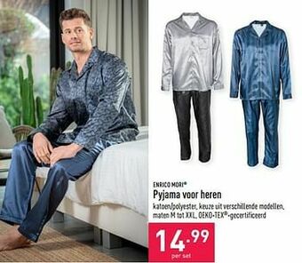 ALDI Pyjama voor heren aanbieding