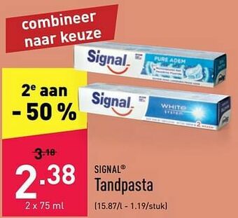 ALDI Tandpasta aanbieding