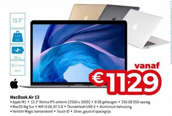 Exellent MacBook Air 13 aanbieding