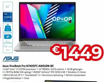 Exellent Asus VivoBook Pro N7400PC-KM010W-BE aanbieding
