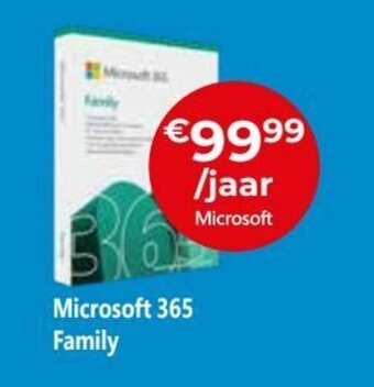 Exellent Microsoft 365 Family aanbieding