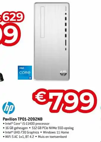 Exellent Hp Pavilion TP01-2092NB aanbieding