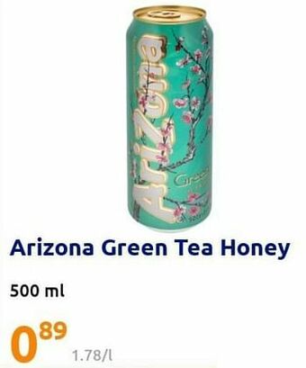 Action Arizona green tea honey aanbieding
