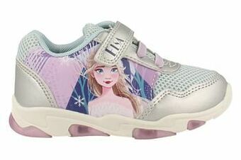 Berca Shoes Disney Frozen Sneaker Laag No Time to Lace Met Lichtjes - Zilver aanbieding