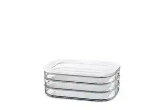 Makro Mepal Vleeswarendoos Modula 550/3 transparant/wit aanbieding