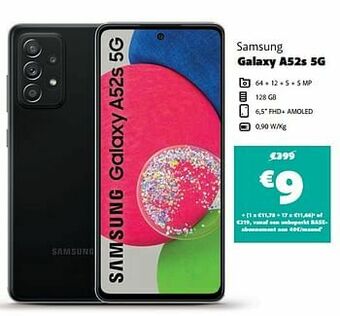 Base Samsung galaxy a52s 5g aanbieding