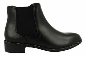 Berca Shoes Mode-Mania Laars Dames Trend Chelsea - Zwart aanbieding