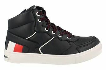 Berca Shoes Tommy Hilfiger Bottine Jongens Maat 35/41 Trend Sneaker High - Blauw aanbieding