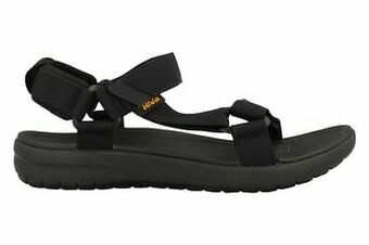 Berca Shoes Teva Sandaal Plat Heren Comfort Sanborn Universal - Zwart aanbieding