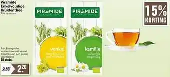 Biologische kruidenthee met venkel