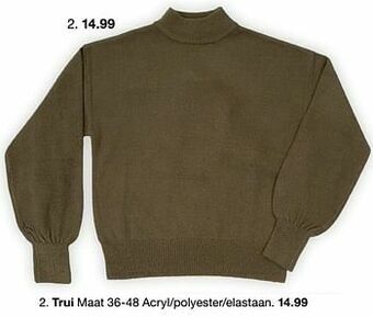 Zeeman Trui aanbieding