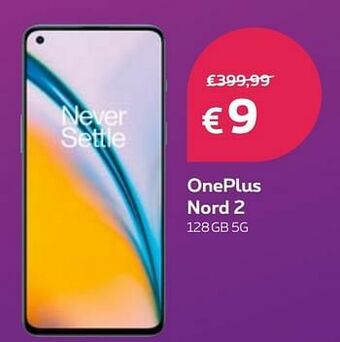Proximus Oneplus nord 2 128gb 5g aanbieding